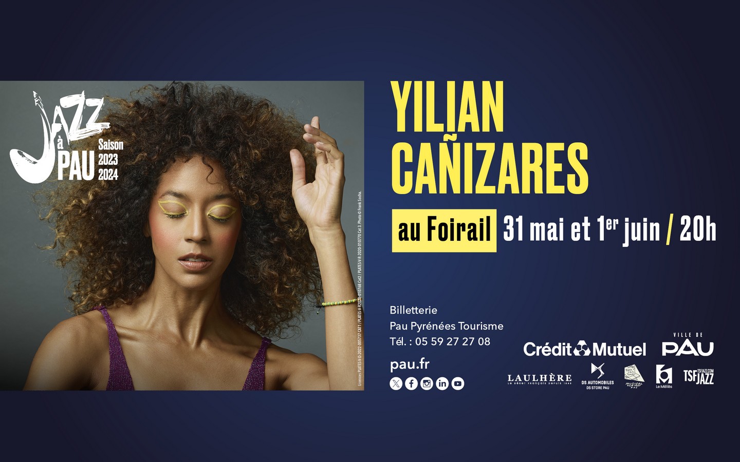 Concert "Jazz à Pau" : Ylian Cañizares