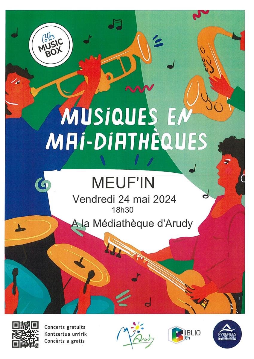 Concert médiathèque Arudy : MEUF'IN