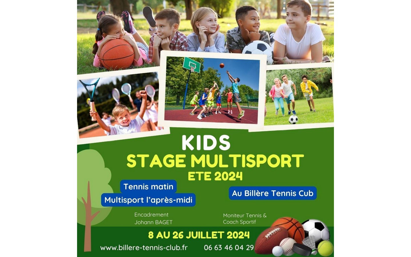 Stage Kids Multisport Eté 2024