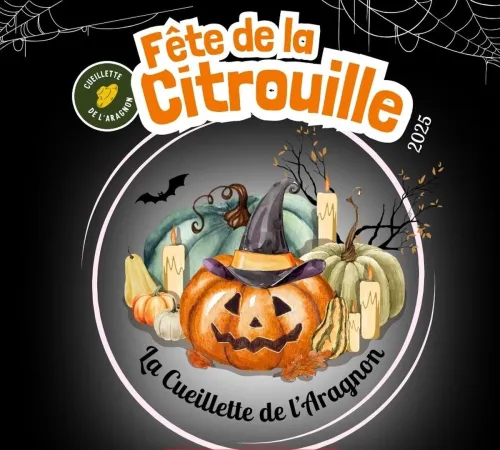 Fête de la citrouille et Halloween, à la Cueillette de l'Aragnon