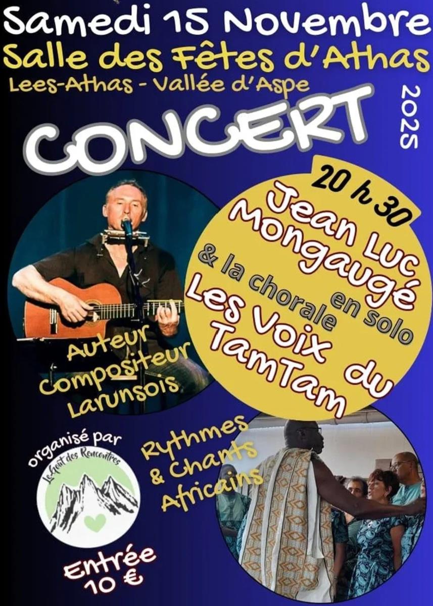 Concerts - Jean Luc Mongaugé et les voix du TamTam