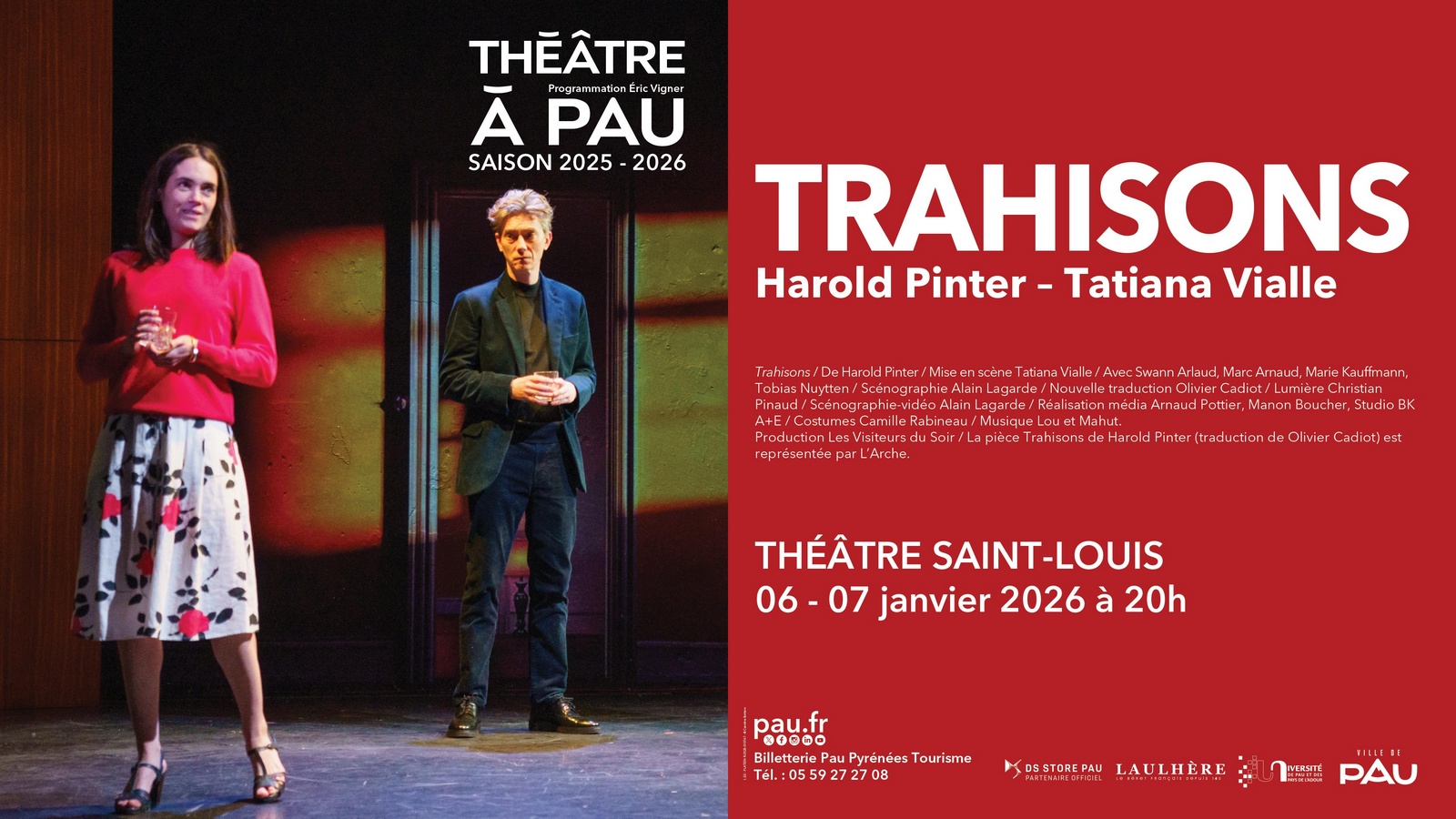 Théâtre à Pau - Trahisons
