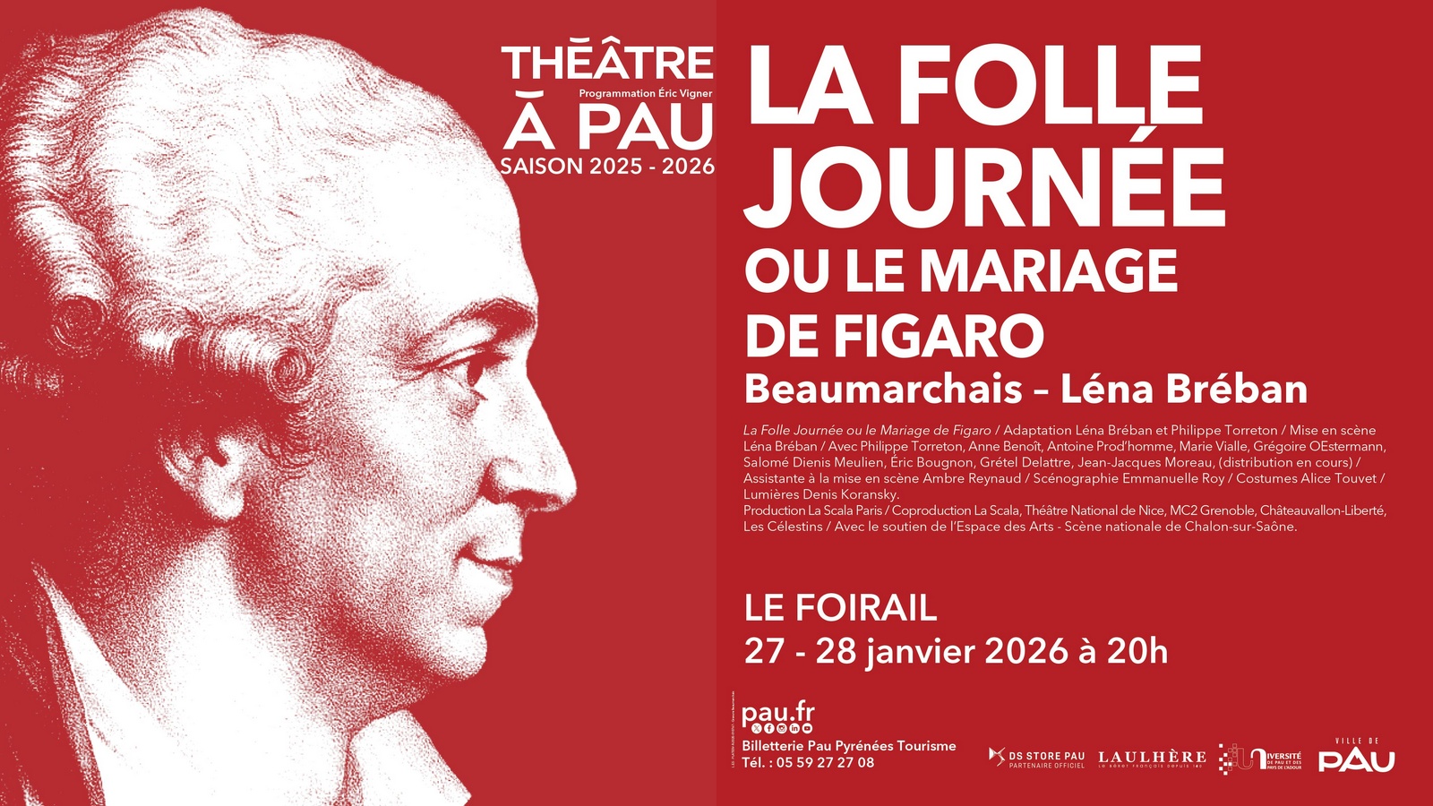 Théâtre à Pau - La folle journée ou le mariage ...