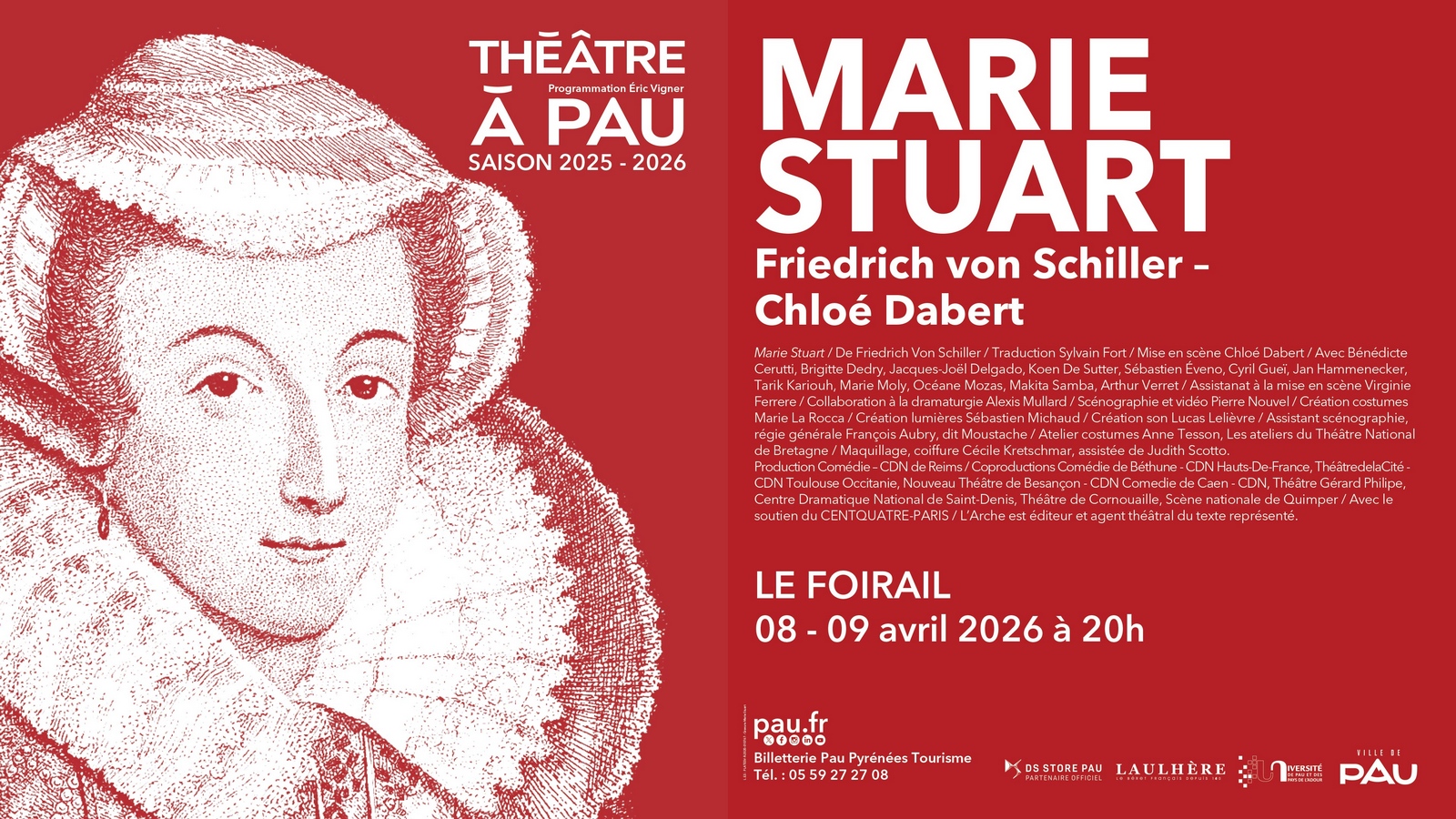 Théâtre à Pau - Marie Stuart