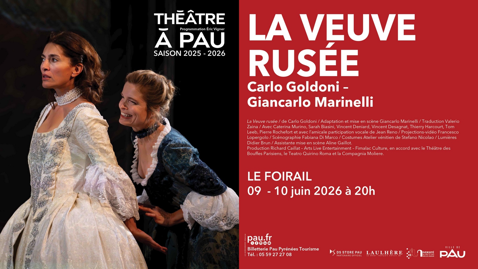 Théâtre à Pau - La veuve rusée