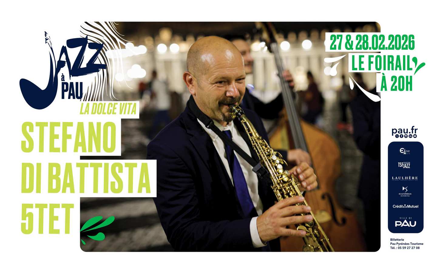 Saison de "Jazz à Pau" : Stefano Di Battista 5Tet