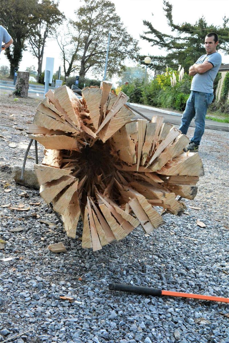 Garnissage de paille du Brandon