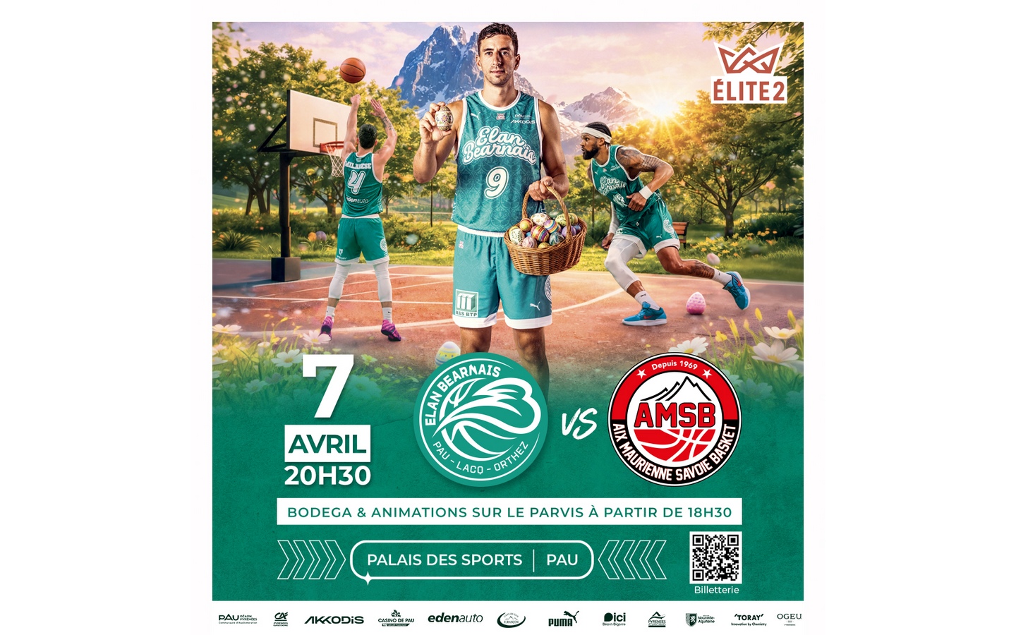 Basket ProB: Elan Béarnais Pau Lacq Orthez Vs  ...