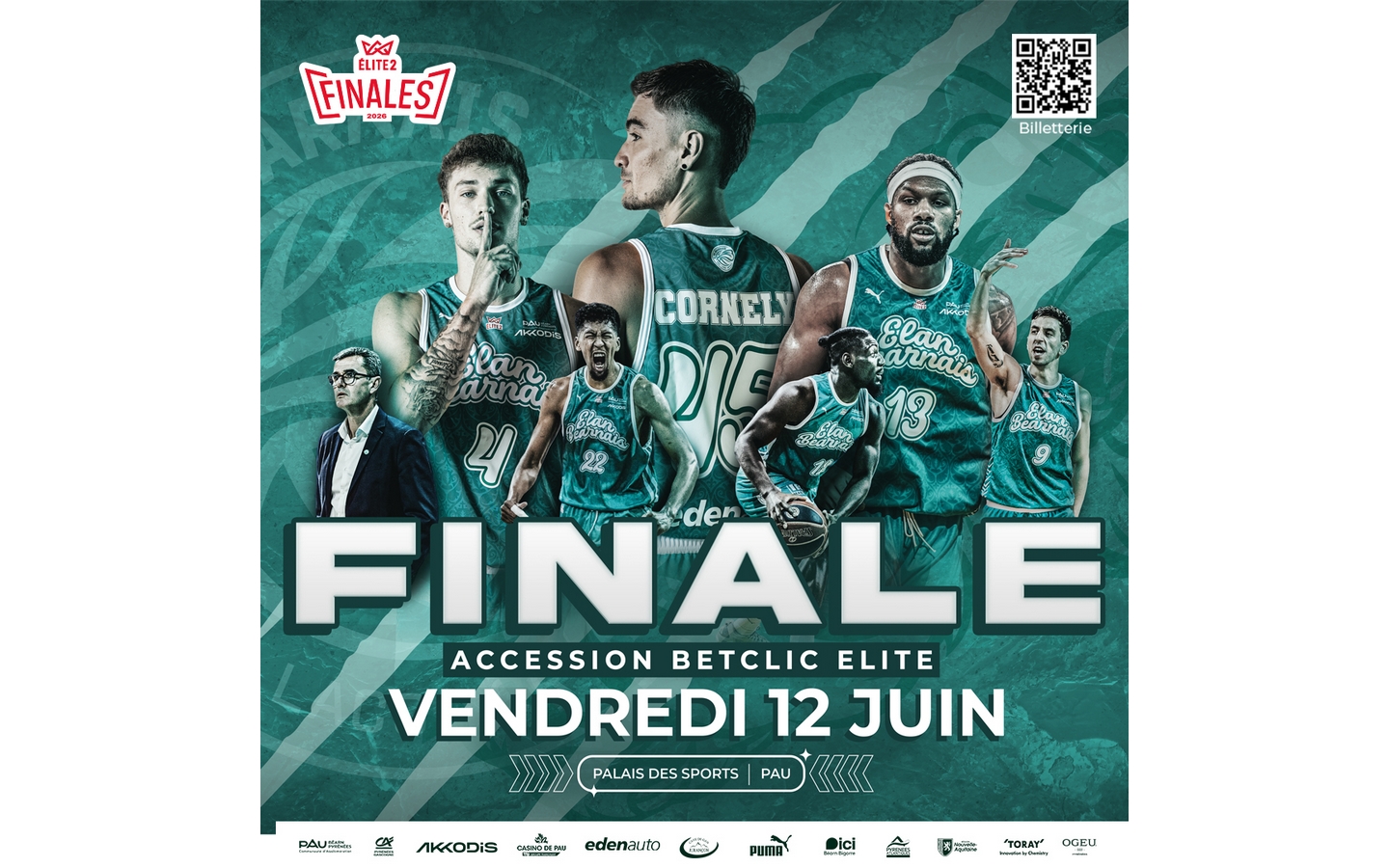 Playoff Basket ProB-Finale match aller : Elan  ...