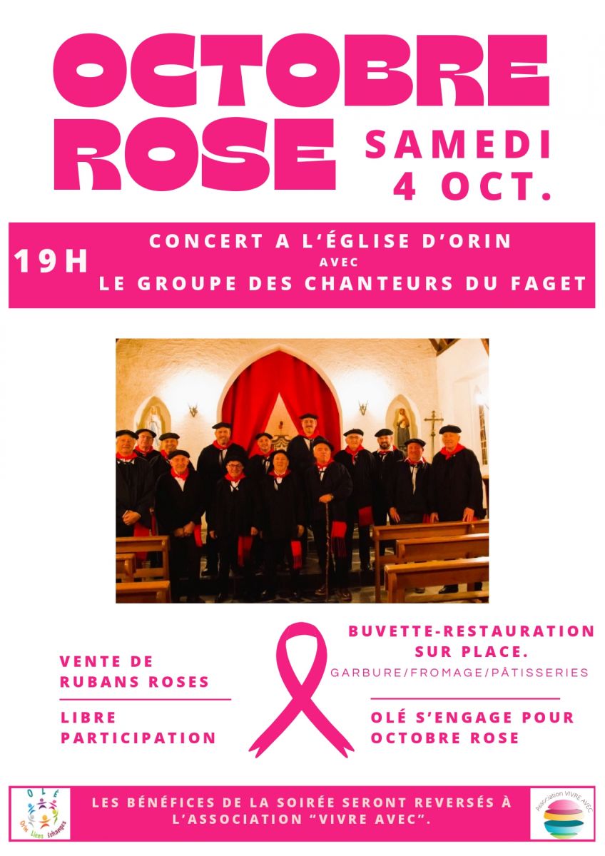 Soirée Octobre Rose avec le groupe des Chanteu ...