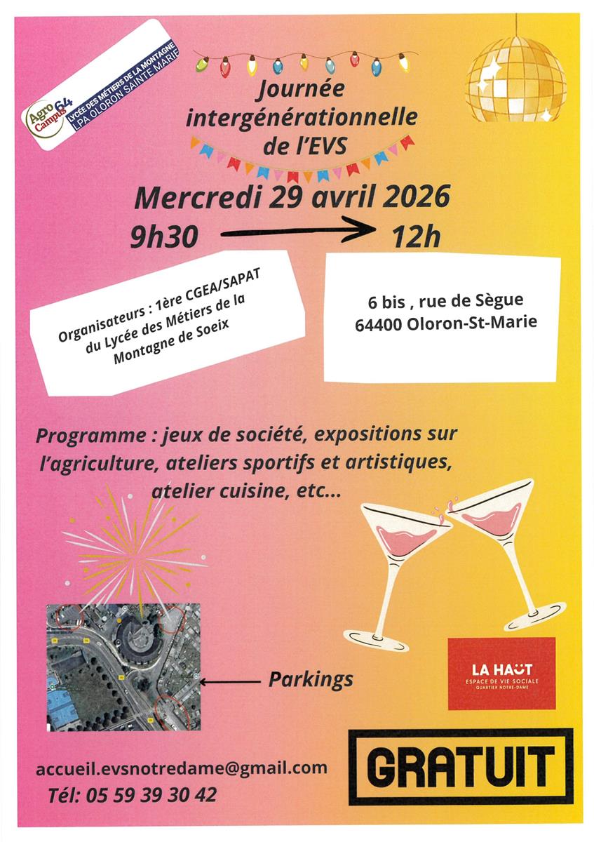 Journée intergénérationnelle de l'EVS