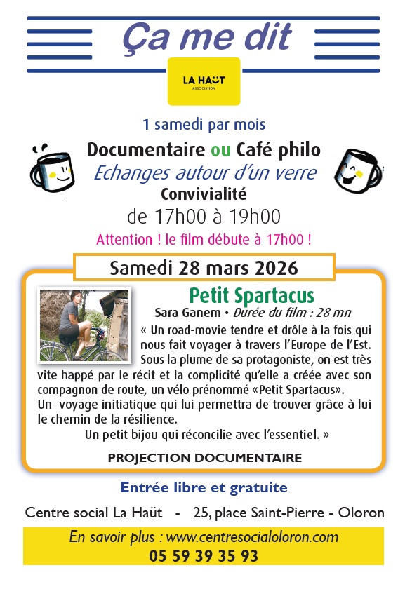 Projection du documentaire "Le petit Spartacus"