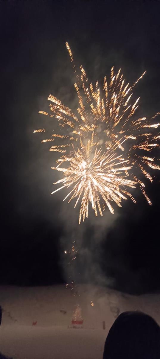 Feu d'artifice du nouvel an