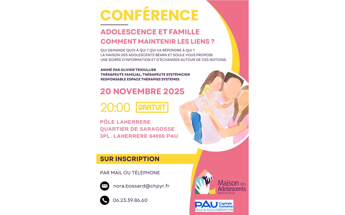 Conférence "adolescence et famille"