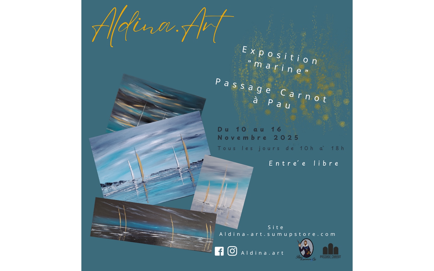 Exposition de peinture Aldina