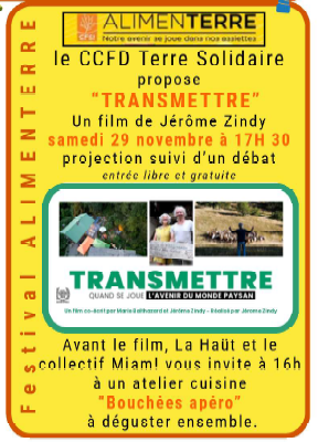 Projection-débat "TRANSMETTRE"