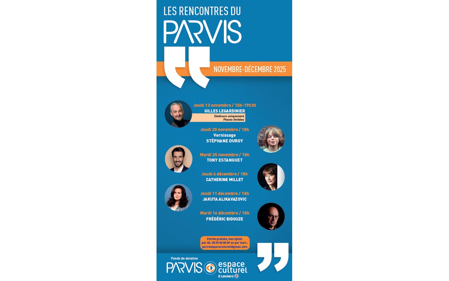 Le Parvis - Dédicace avec Jean-Paul Abadie