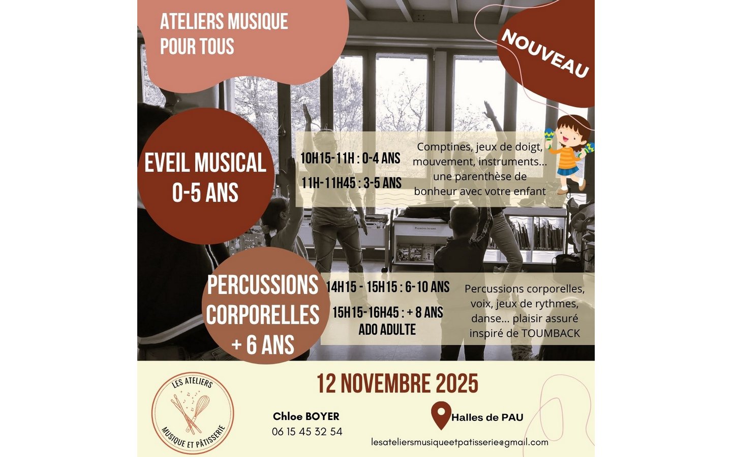 Atelier Eveil Musical 0-5 ans