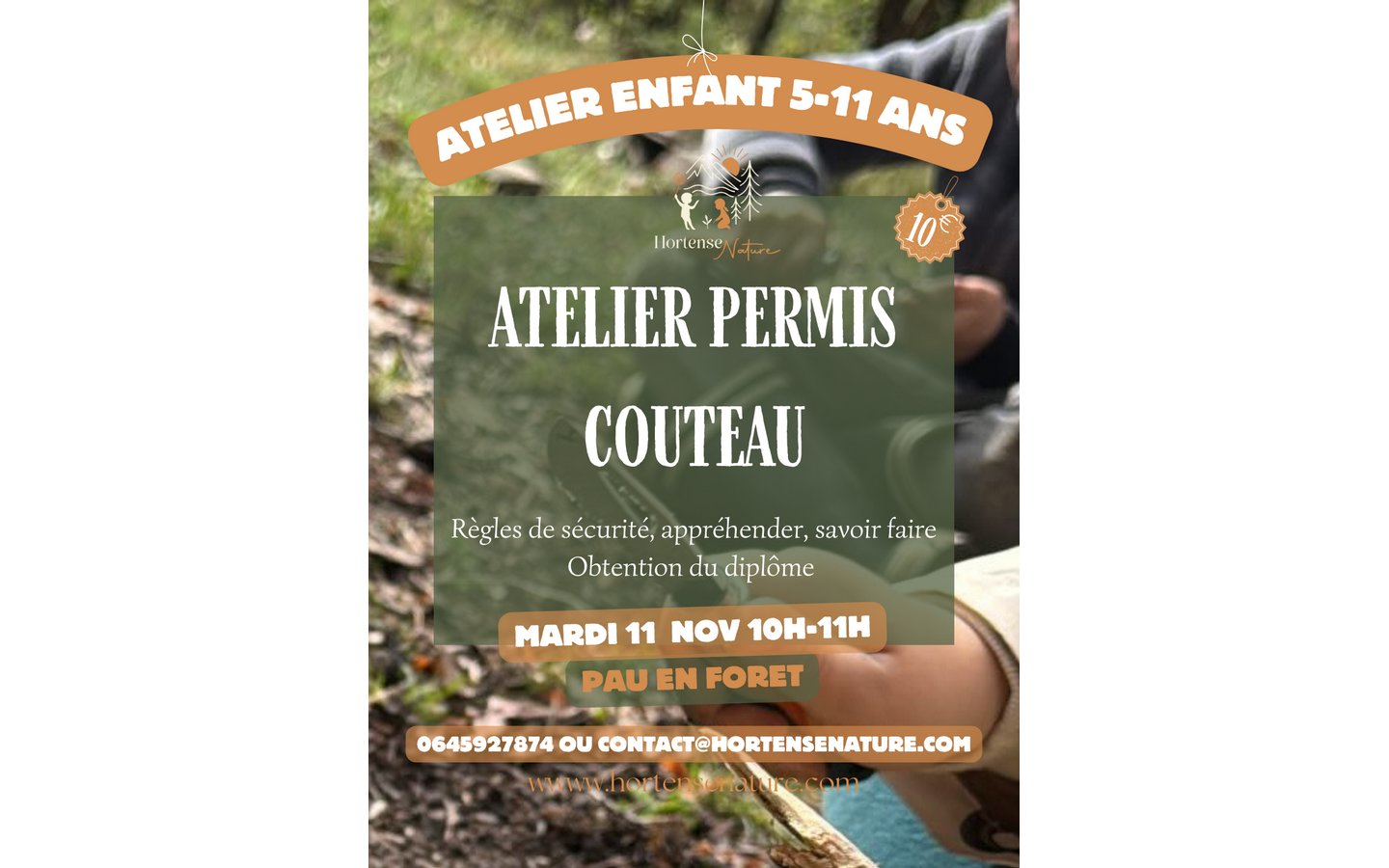 Animation "permis couteau enfants"