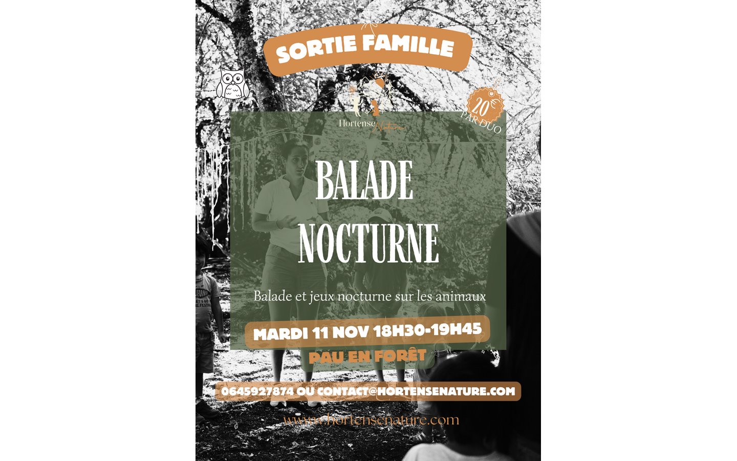 balade nocturne famille