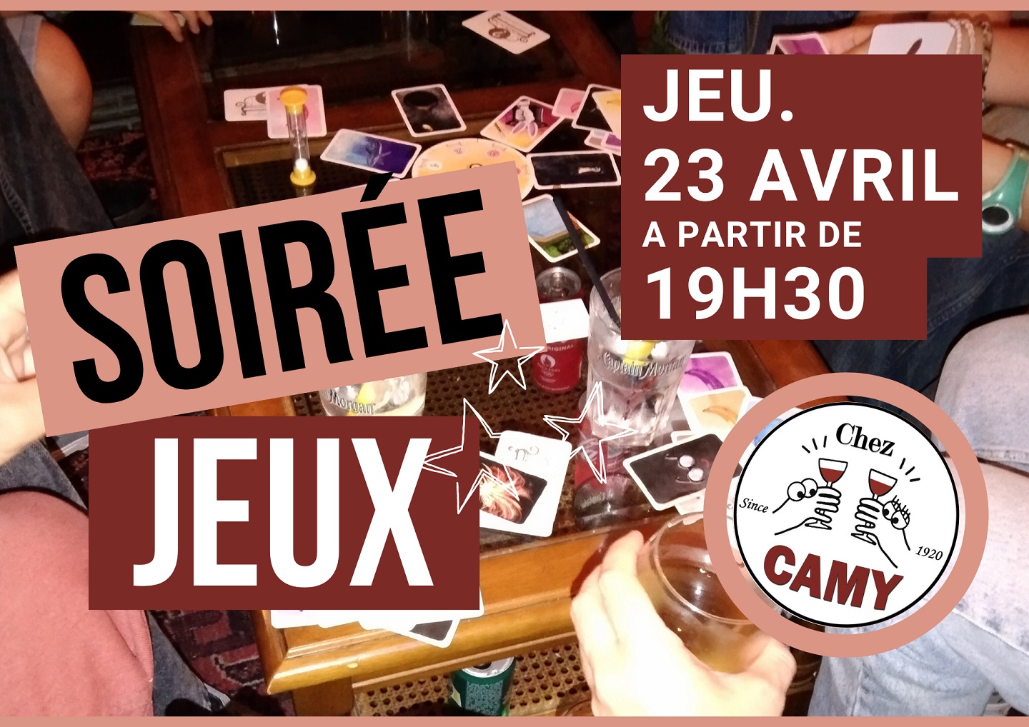Soirée Jeux Chez Camy