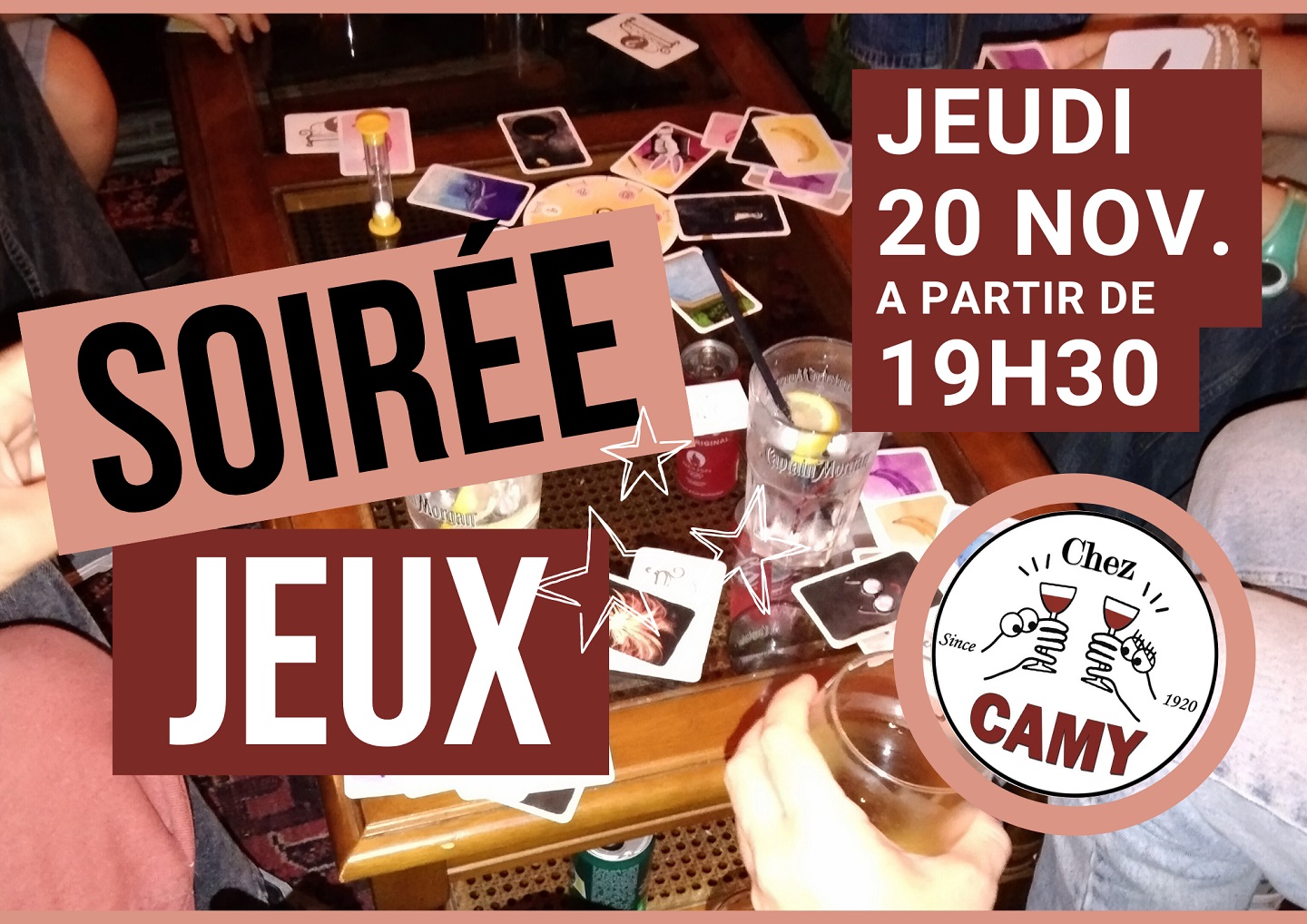 Soirée Jeux Chez Camy