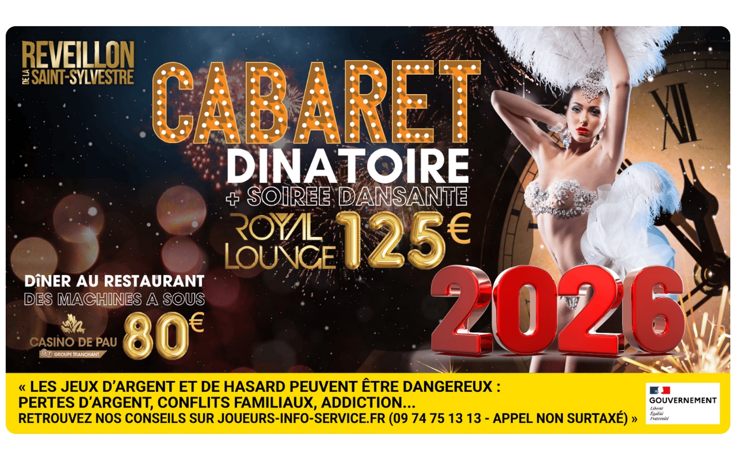 Réveillon Saint Sylvestre - Cabaret dînatoire  ...