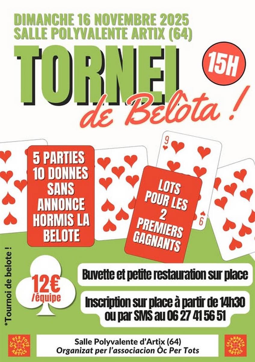 Tournoi de belote