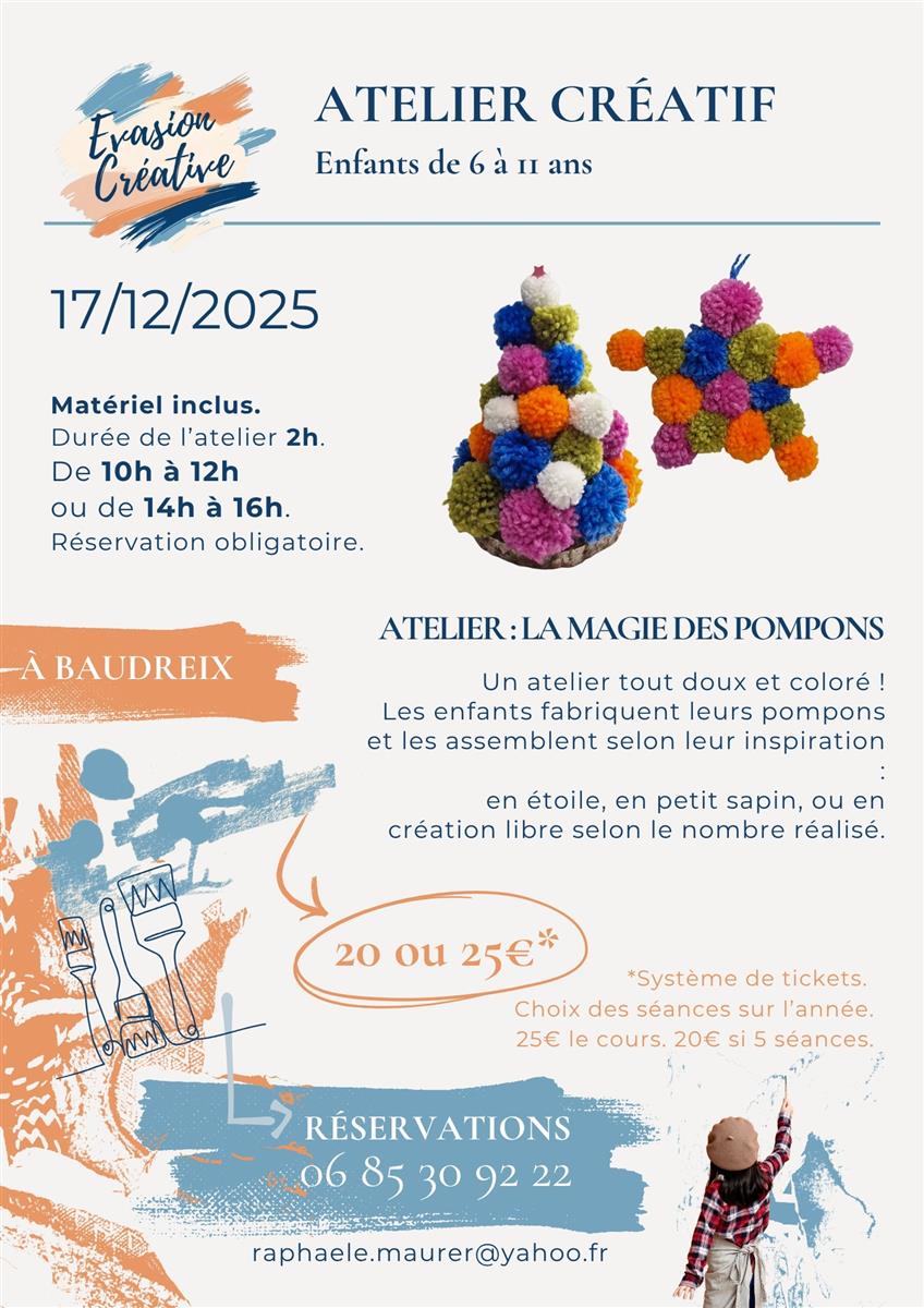 Atelier Créatif "La magie des pompons"