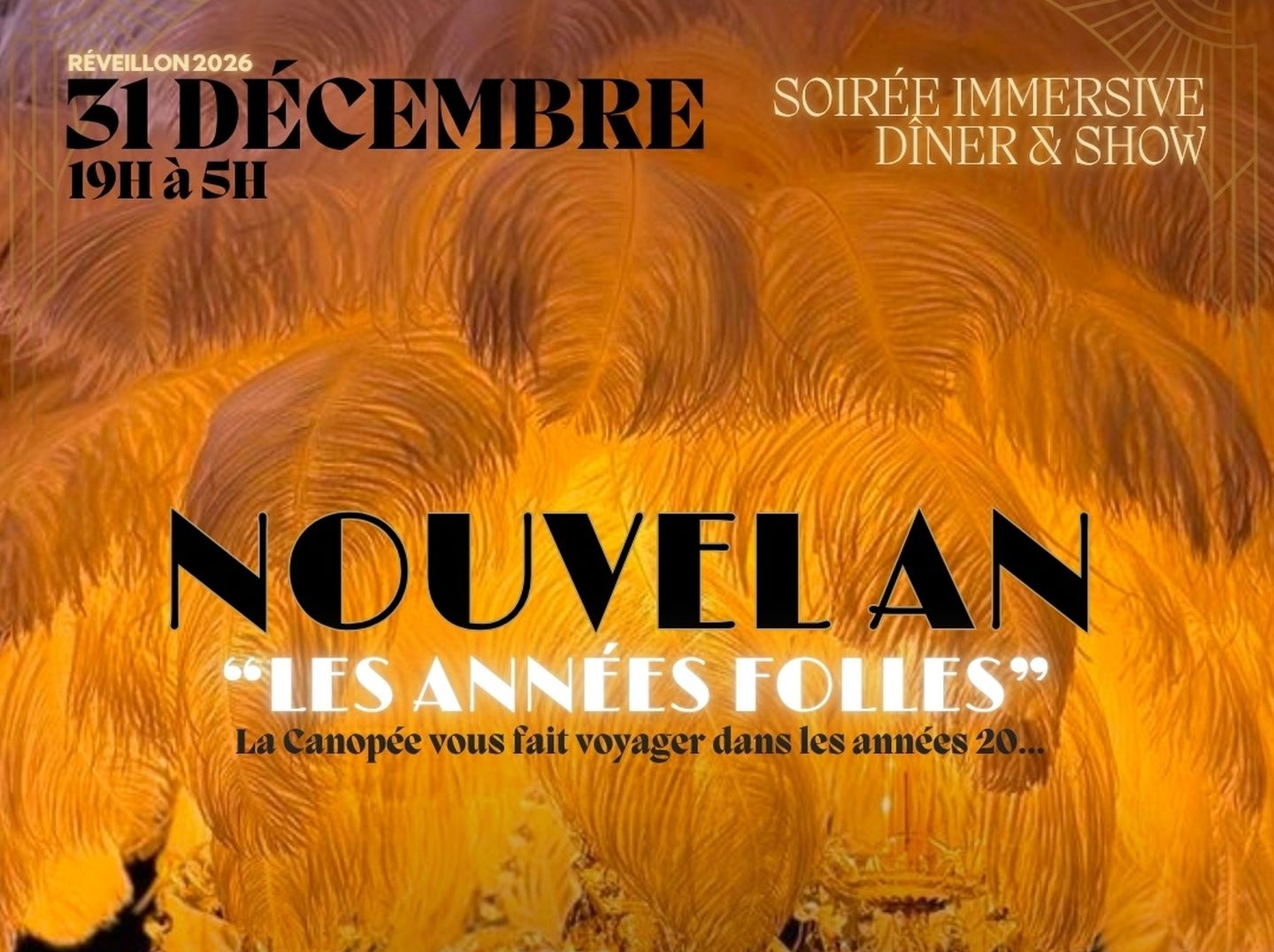 Nouvel an "les années folles", à La Canopée