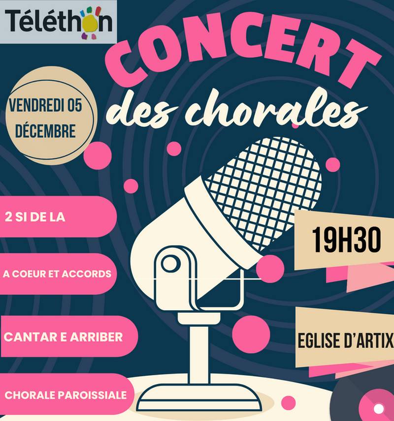 Téléthon : Concert des chorales