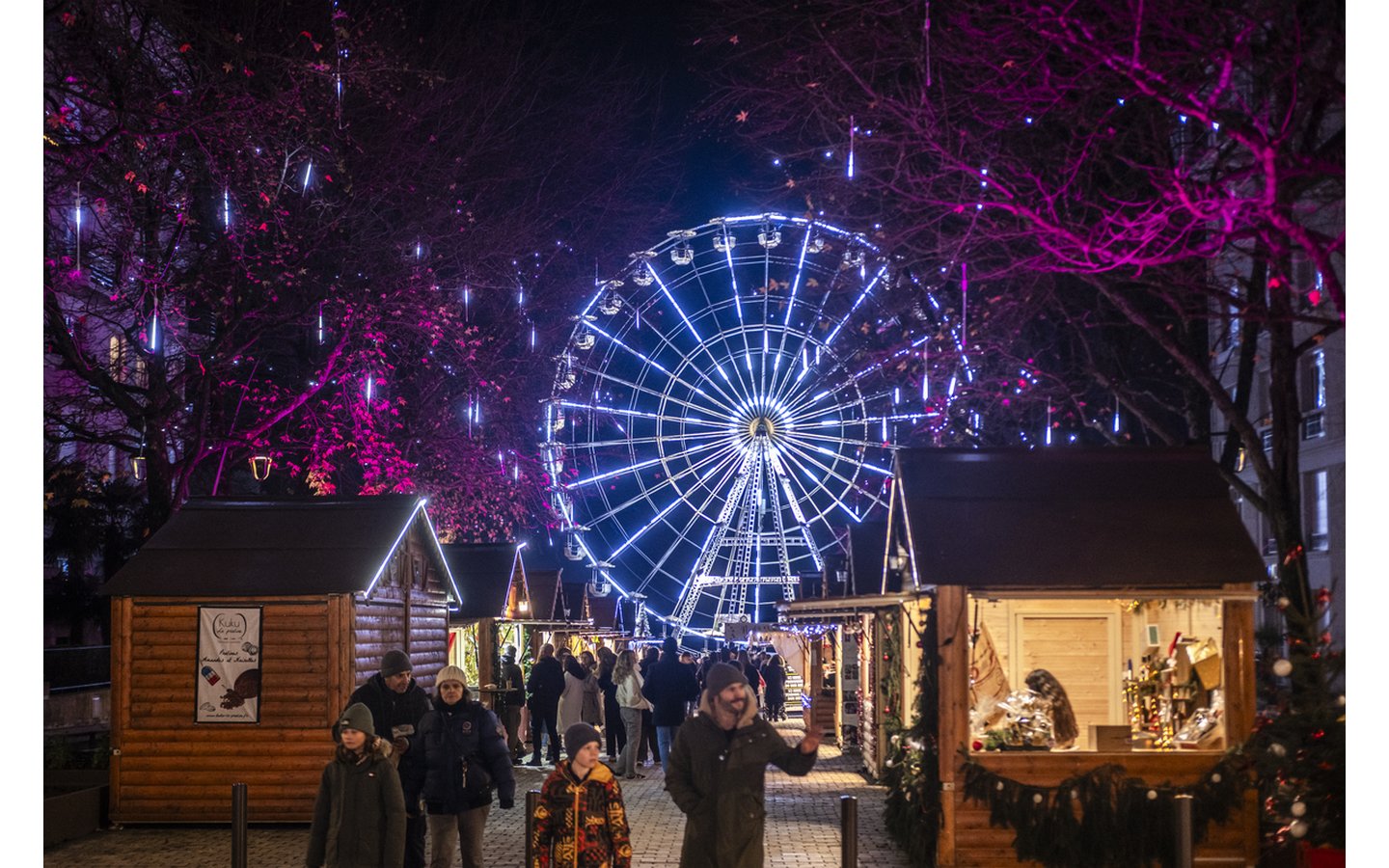 Noël à Pau - Marché de Noël- Boulevard Aragon