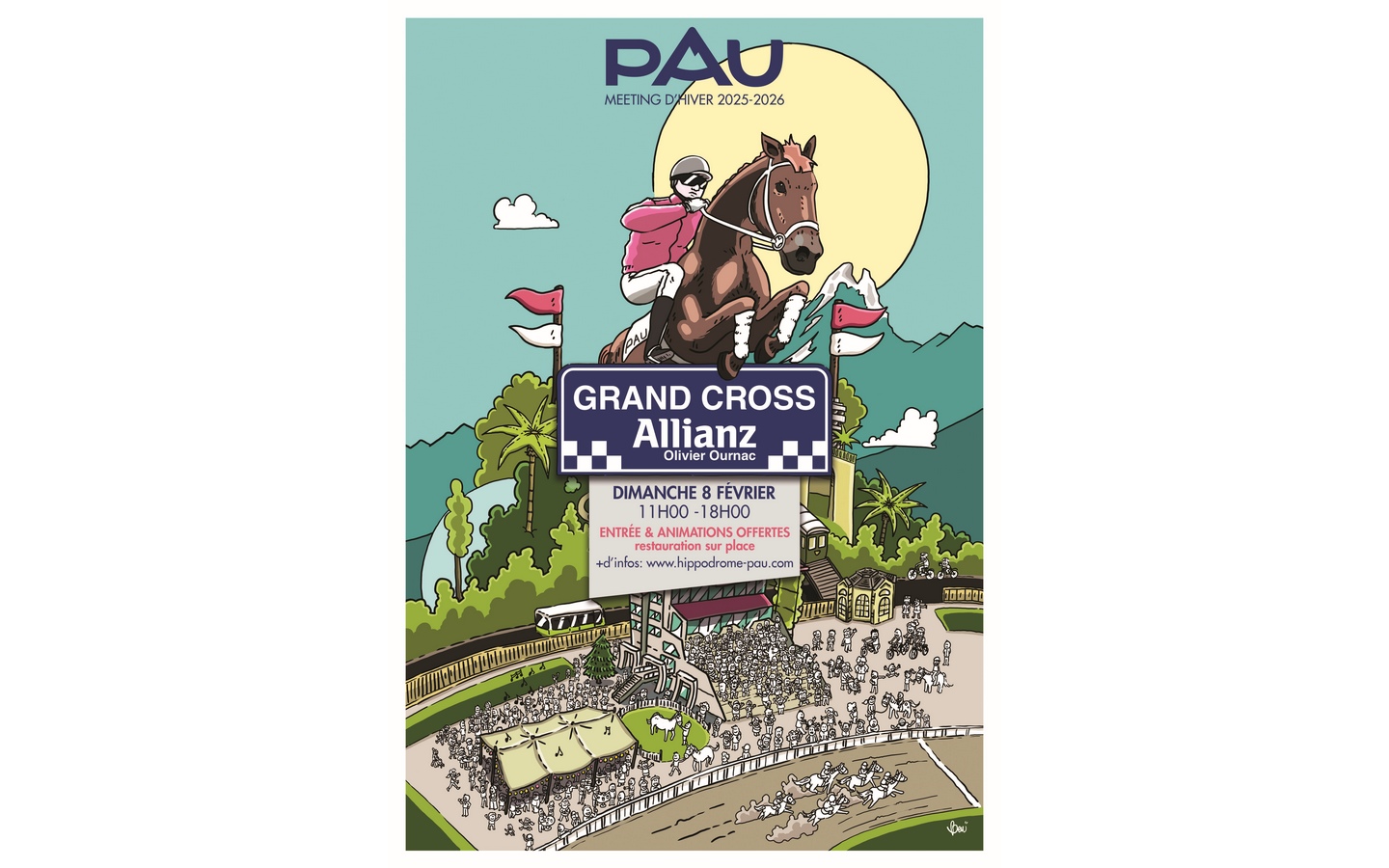 Courses Hippodrome de Pau - Grand Cross Allianz