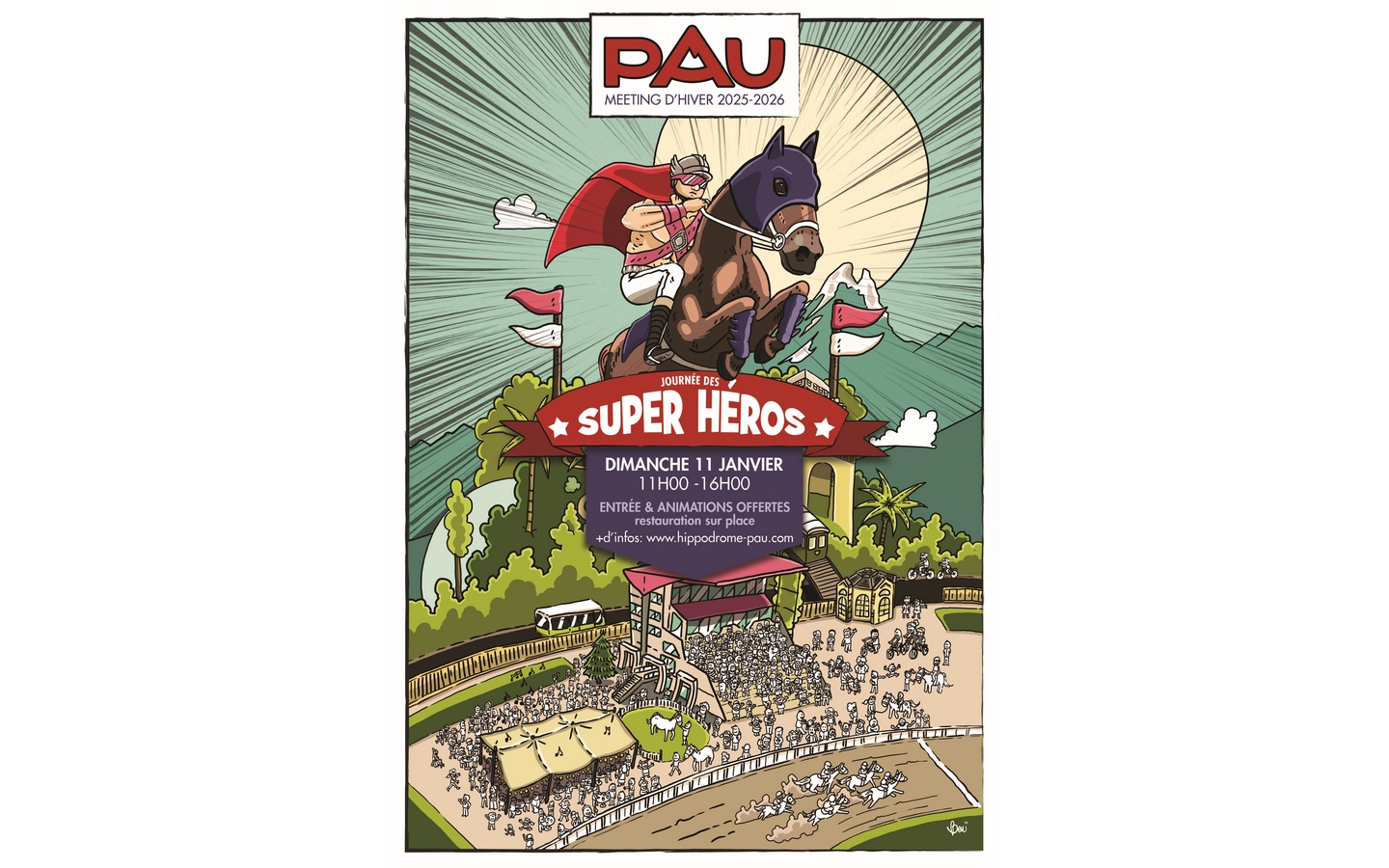 Courses Hippodrome de Pau - Journée des super  ...