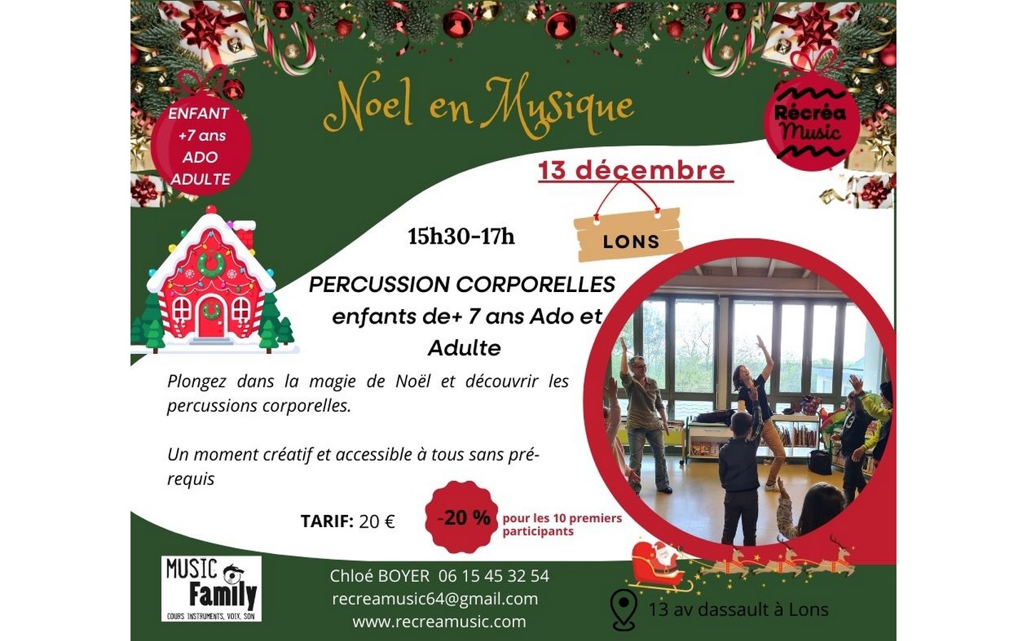 Percussions Corporelles de Noel