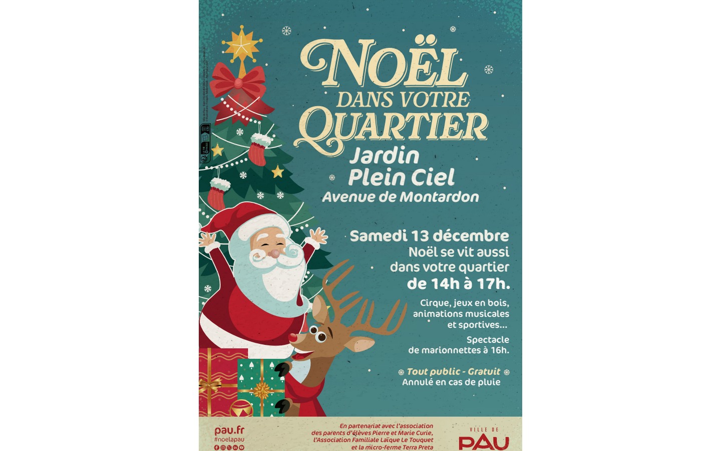 Noël à Pau : Quartier Plein Ciel