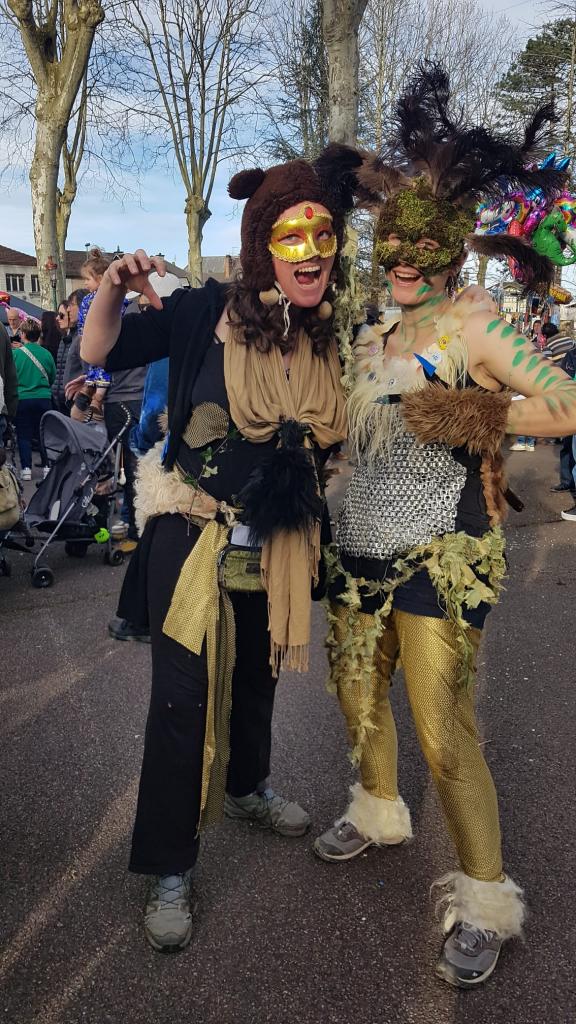 Carnaval à Gourette : maquillage et costume