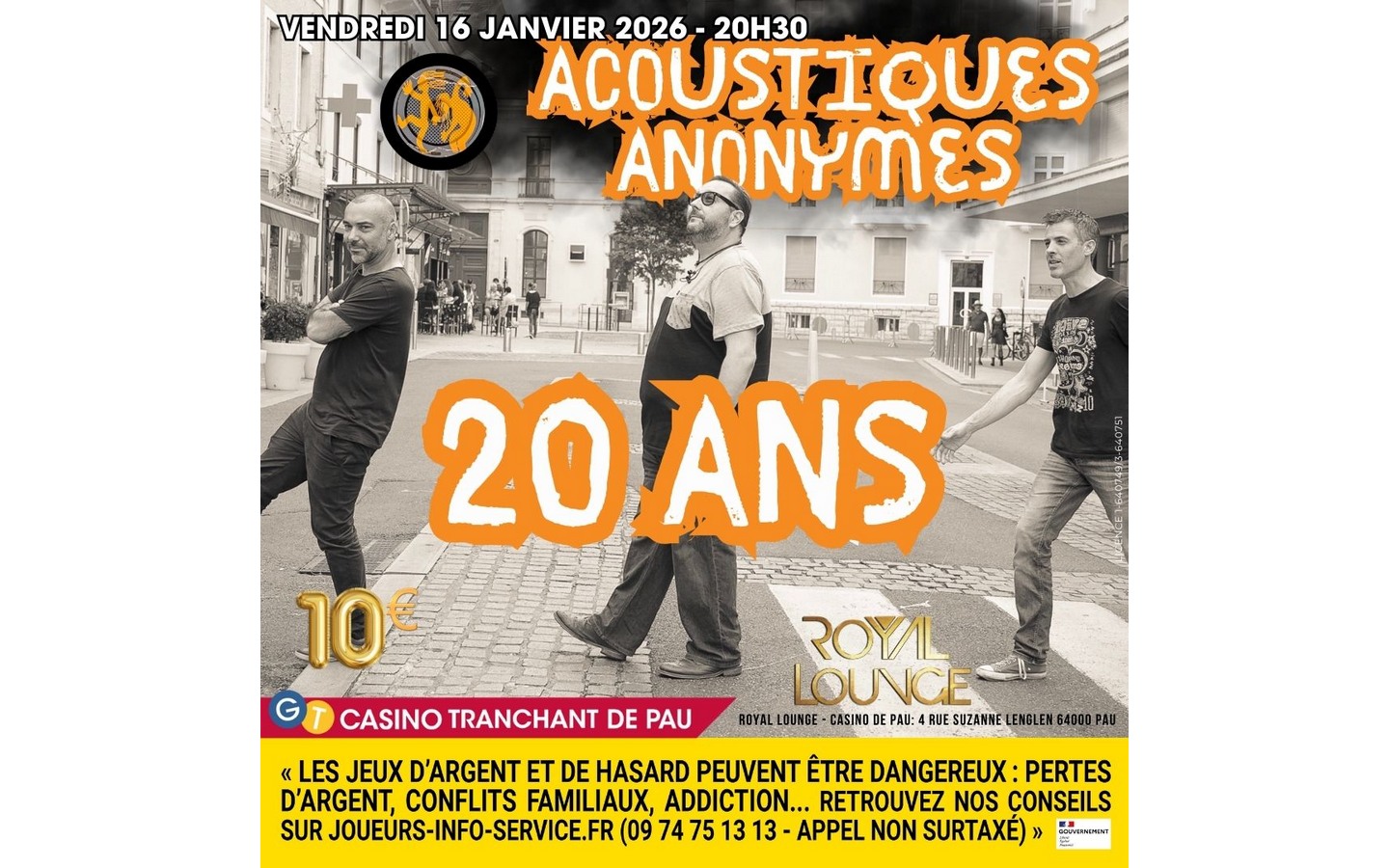 20 ans des "Acoustiques Anonymes"
