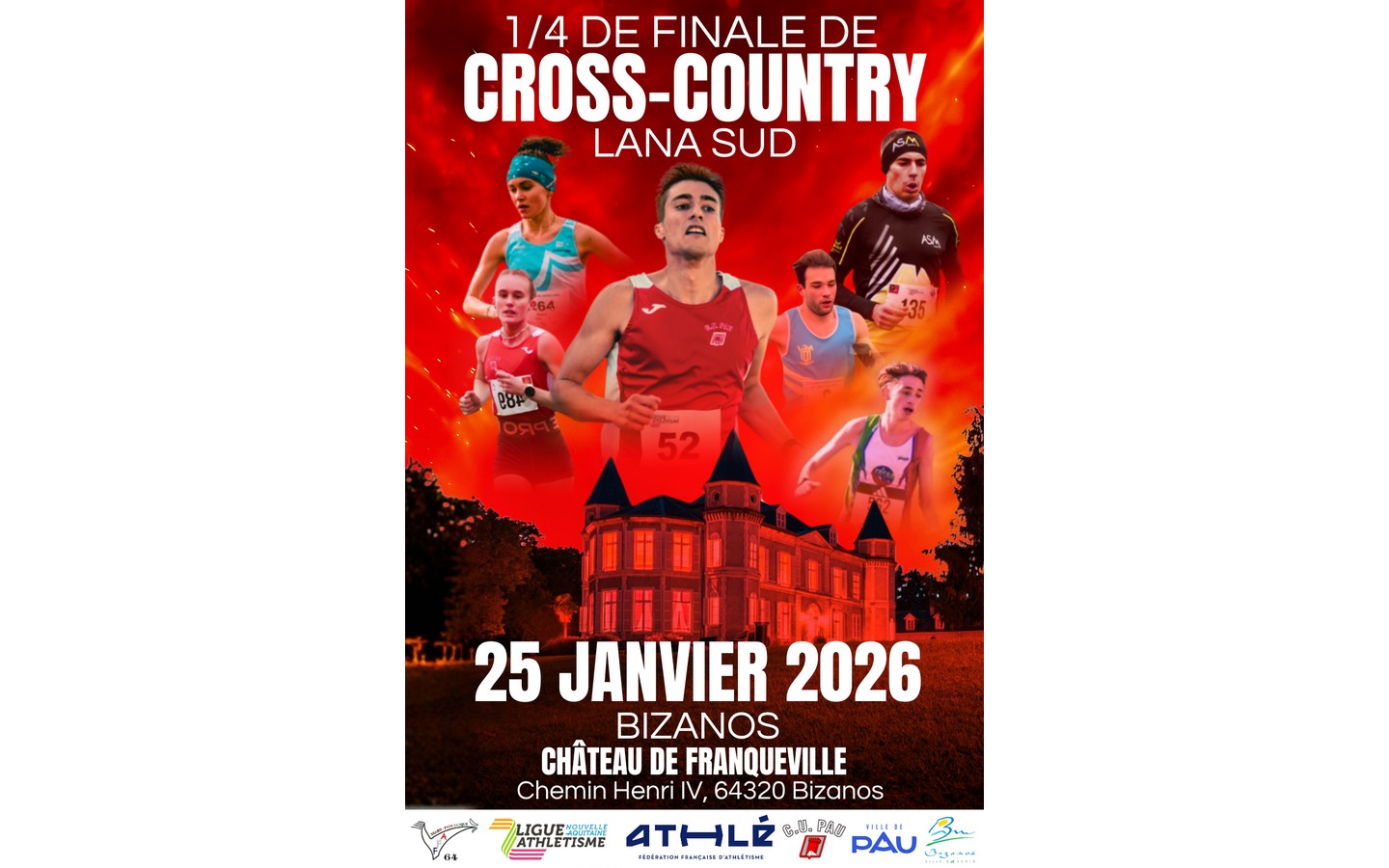 1/4 de finale de cross-country