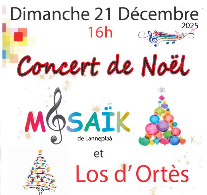 Concert de Noël : Mozaïk et Los d'Ortès