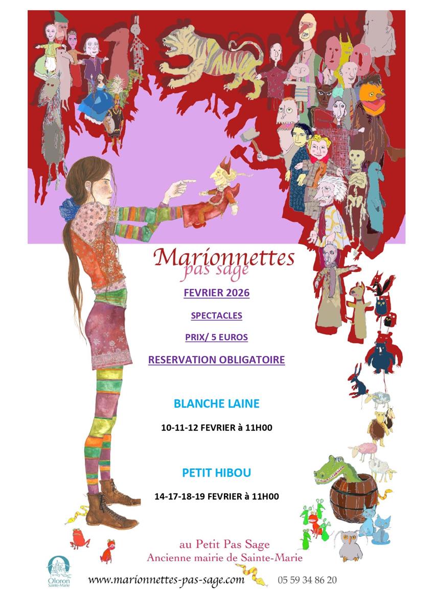 Spectacle Marionnettes Pas Sage " Blanche laine"