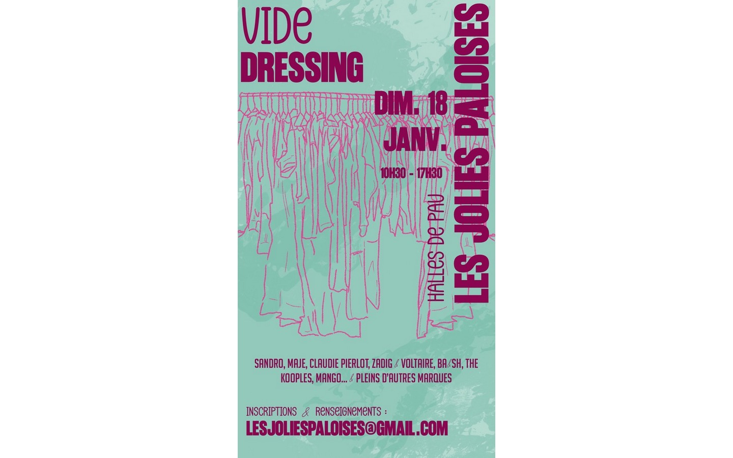 Vide dressing "les jolies paloises"