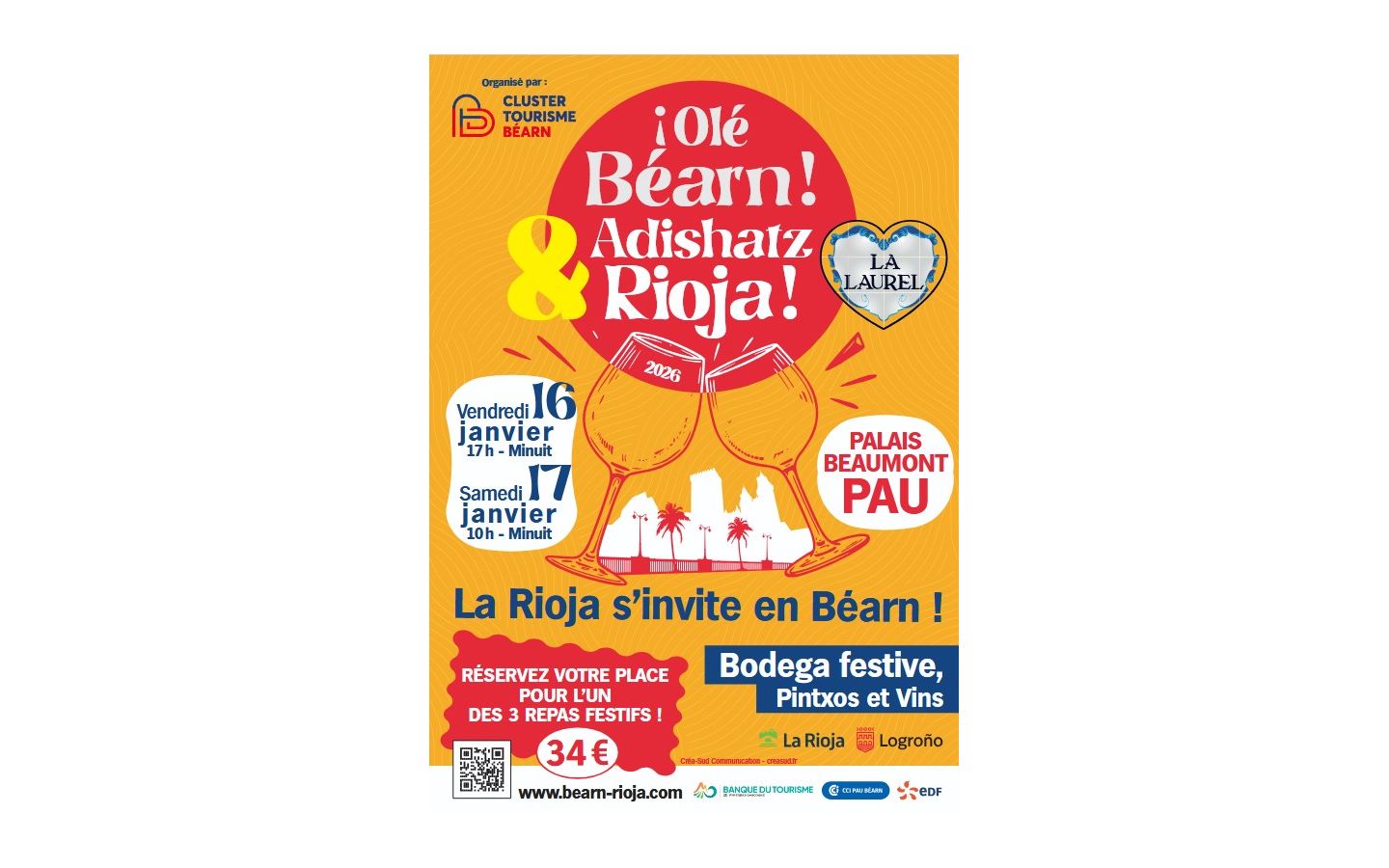 "Olé Béarn – Adishatz Rioja"