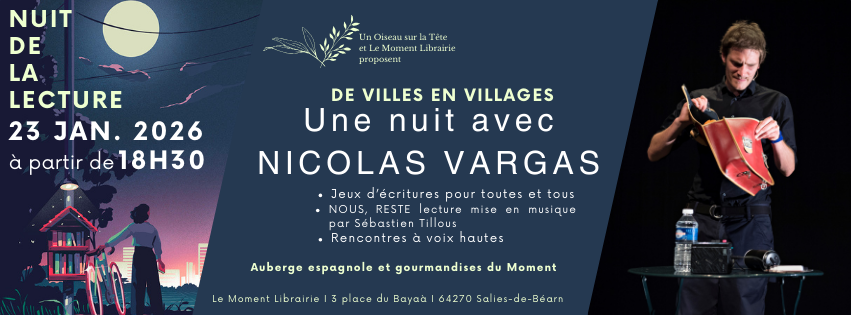 Nuits de la lecture : villes et villages !