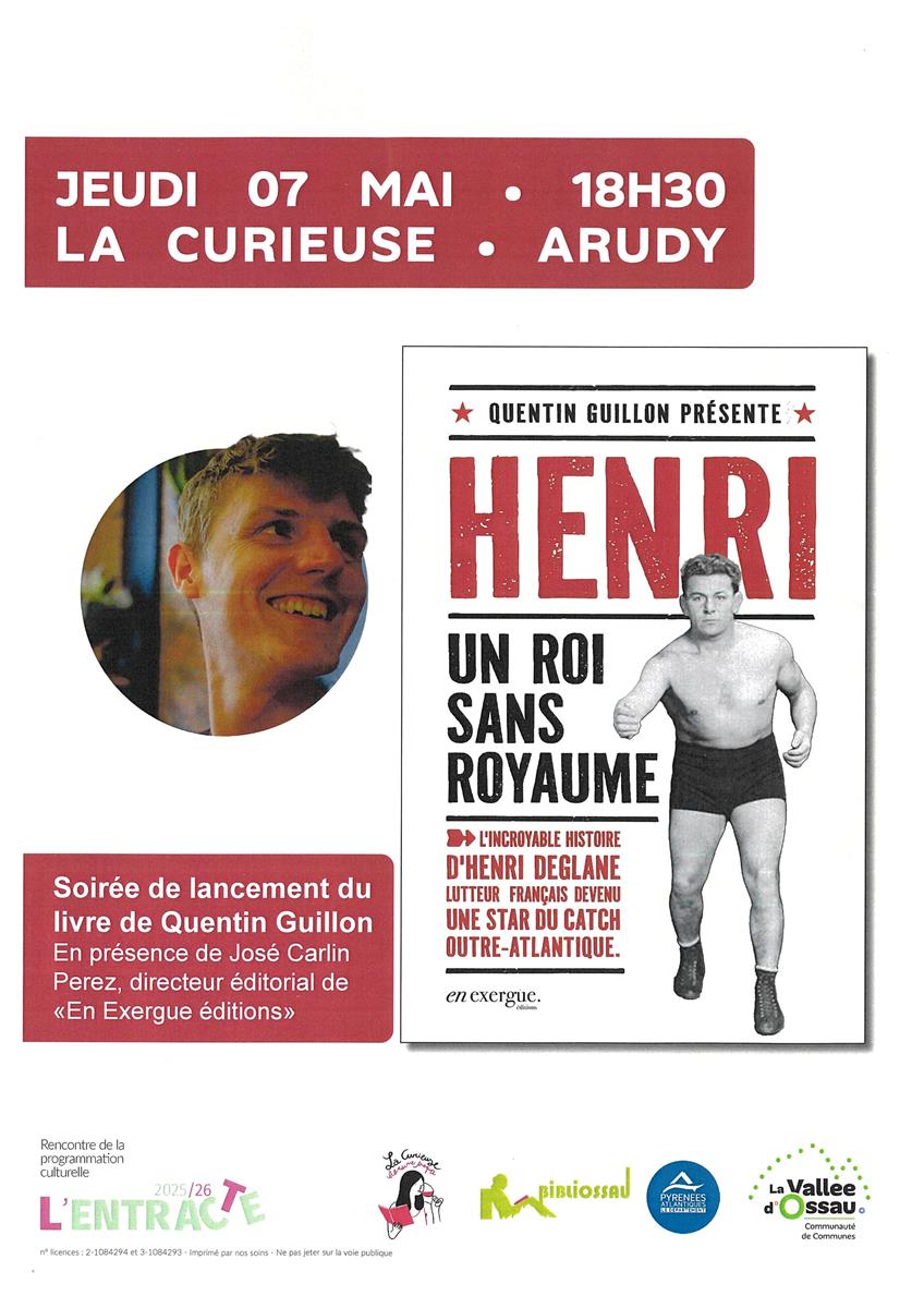 Soirée de lancement du livre de Quentin Guillo ...
