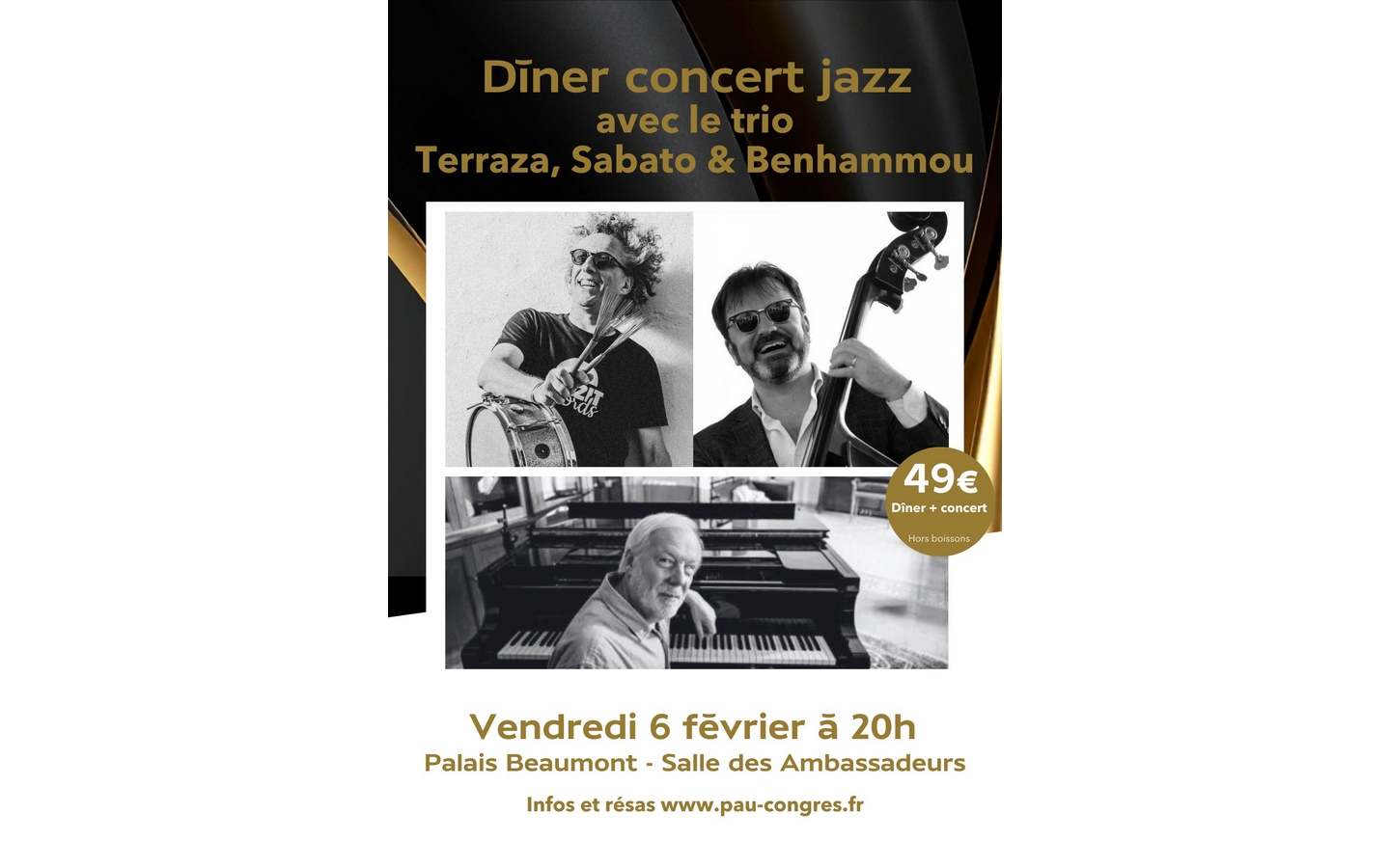 Soirée jazz au Palais Beaumont