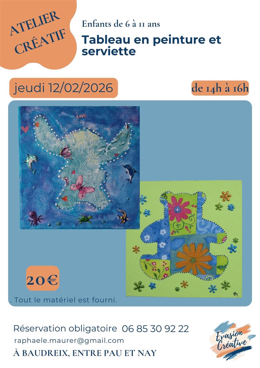 Atelier créatif "Tableau avec ta figurine préf ...