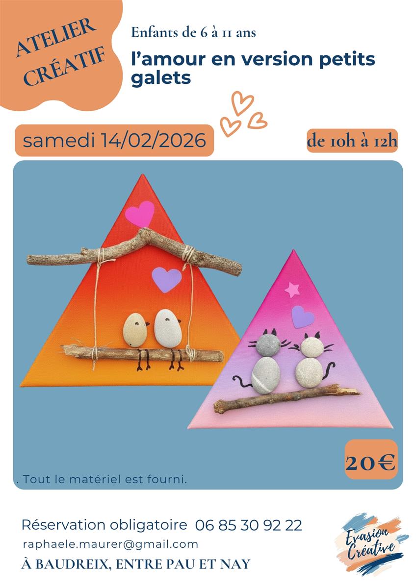 Atelier créatif "La St Valentin, version petit ...