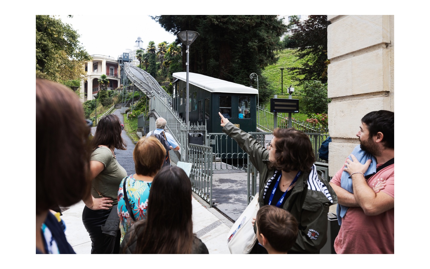 Le Pavillon des Arts et le funiculaire, patrim ...