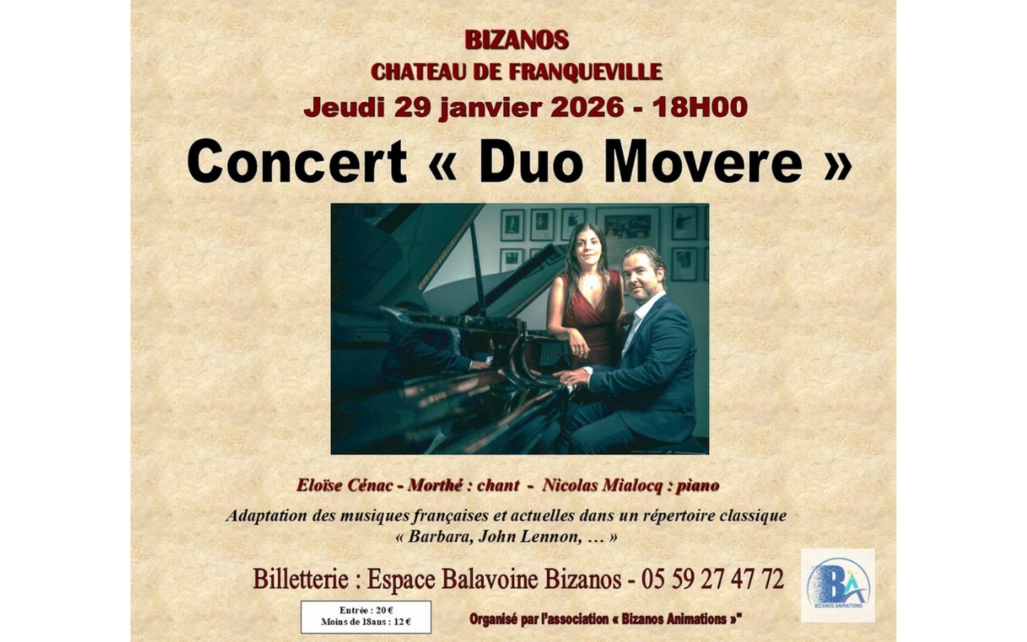 Concert DUO MOVERE